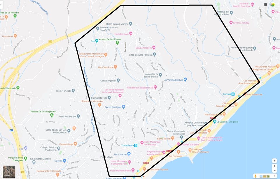 Mapa Zona Torreblanca