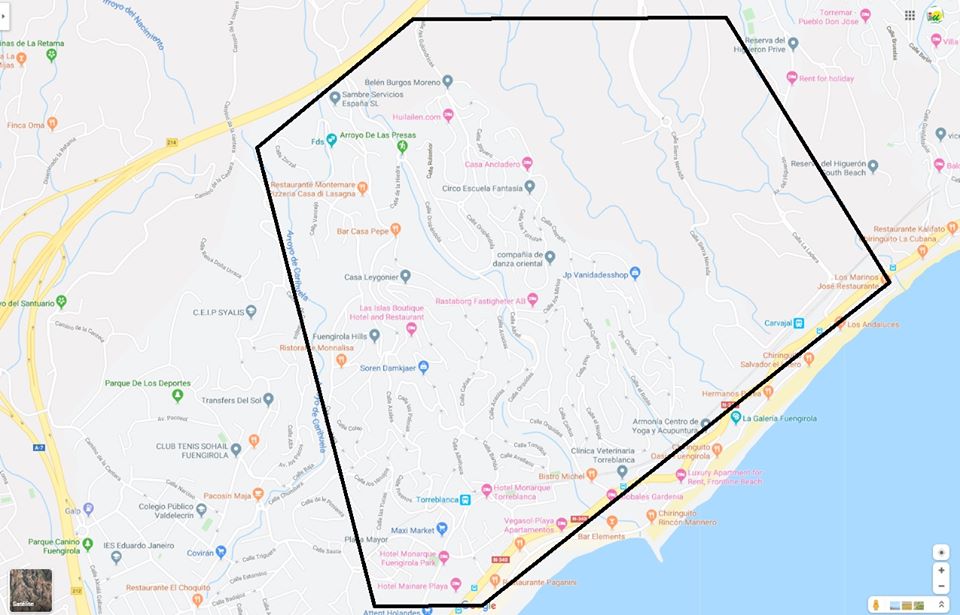 Mapa Zona Torreblanca